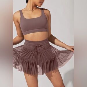 POPFLEX Pirouette Skort - Peppercorn- SOLD OUT ONLINE